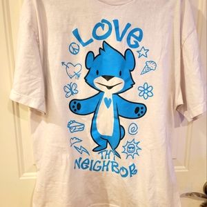 WATSKY TEE SHIRT SZ XL LOVE THY NEIGHBOR F....THE HATER